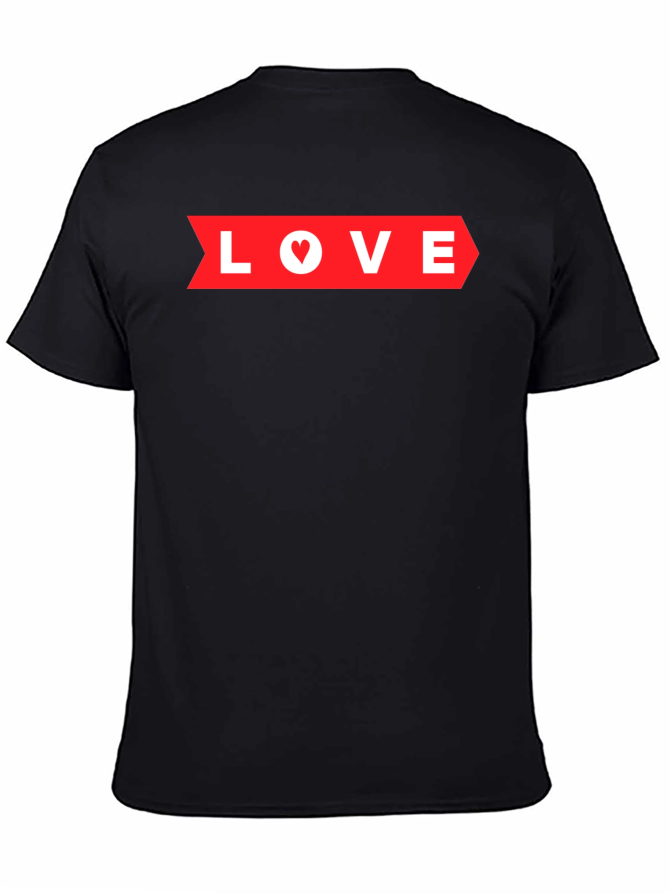 Love Arrow Graphic Tee - Black Heart Detail