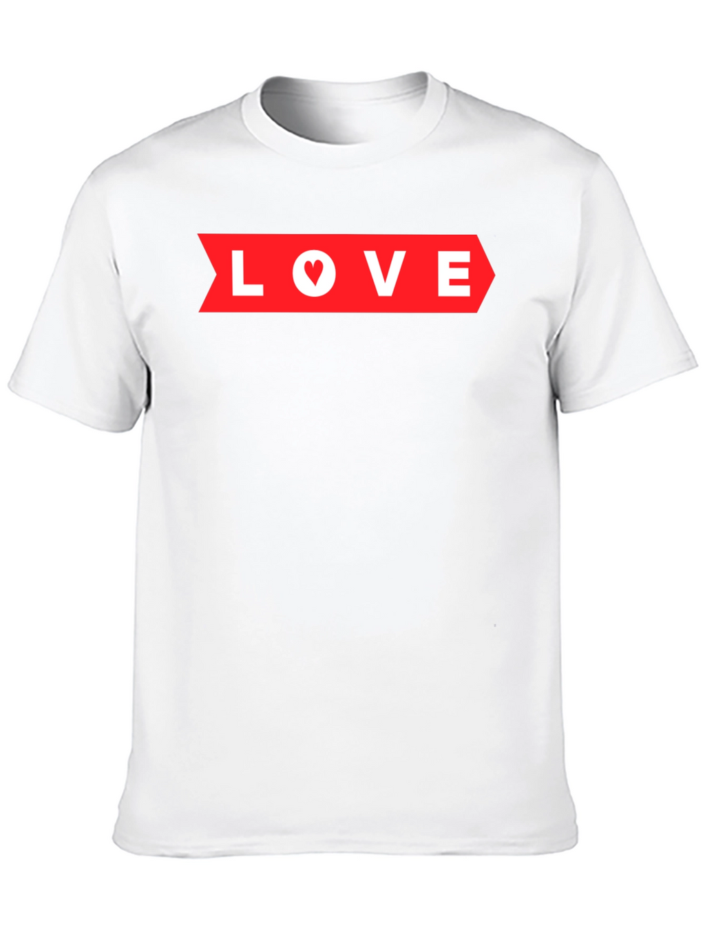 Love Arrow Graphic Tee - Black Heart Detail