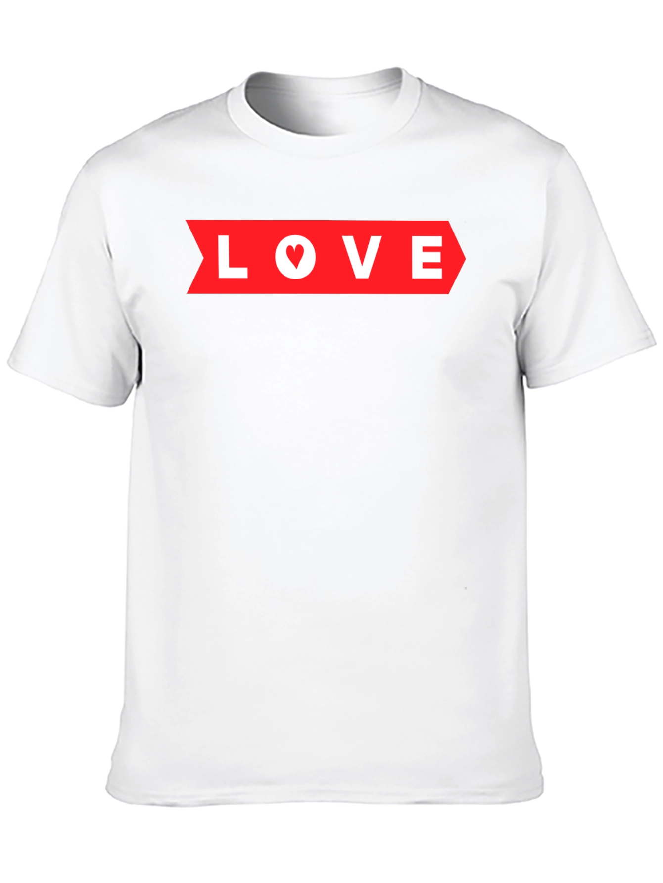 Love Arrow Graphic Tee - Black Heart Detail