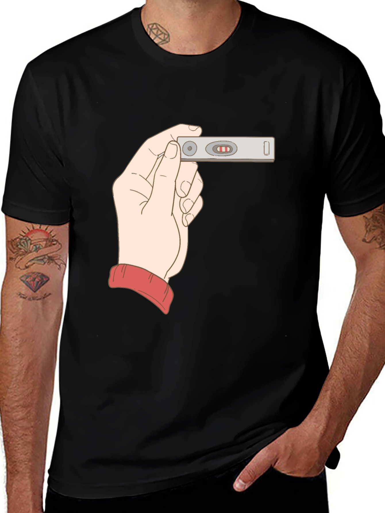 Positive Pregnancy Test Graphic Tee
