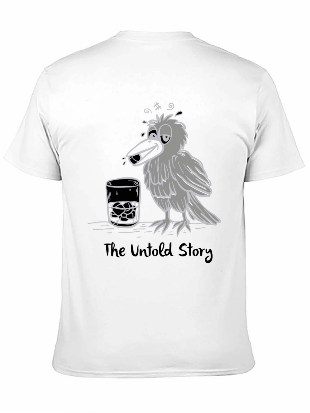 Drunk Crow Graphic T-Shirt - The Untold Story