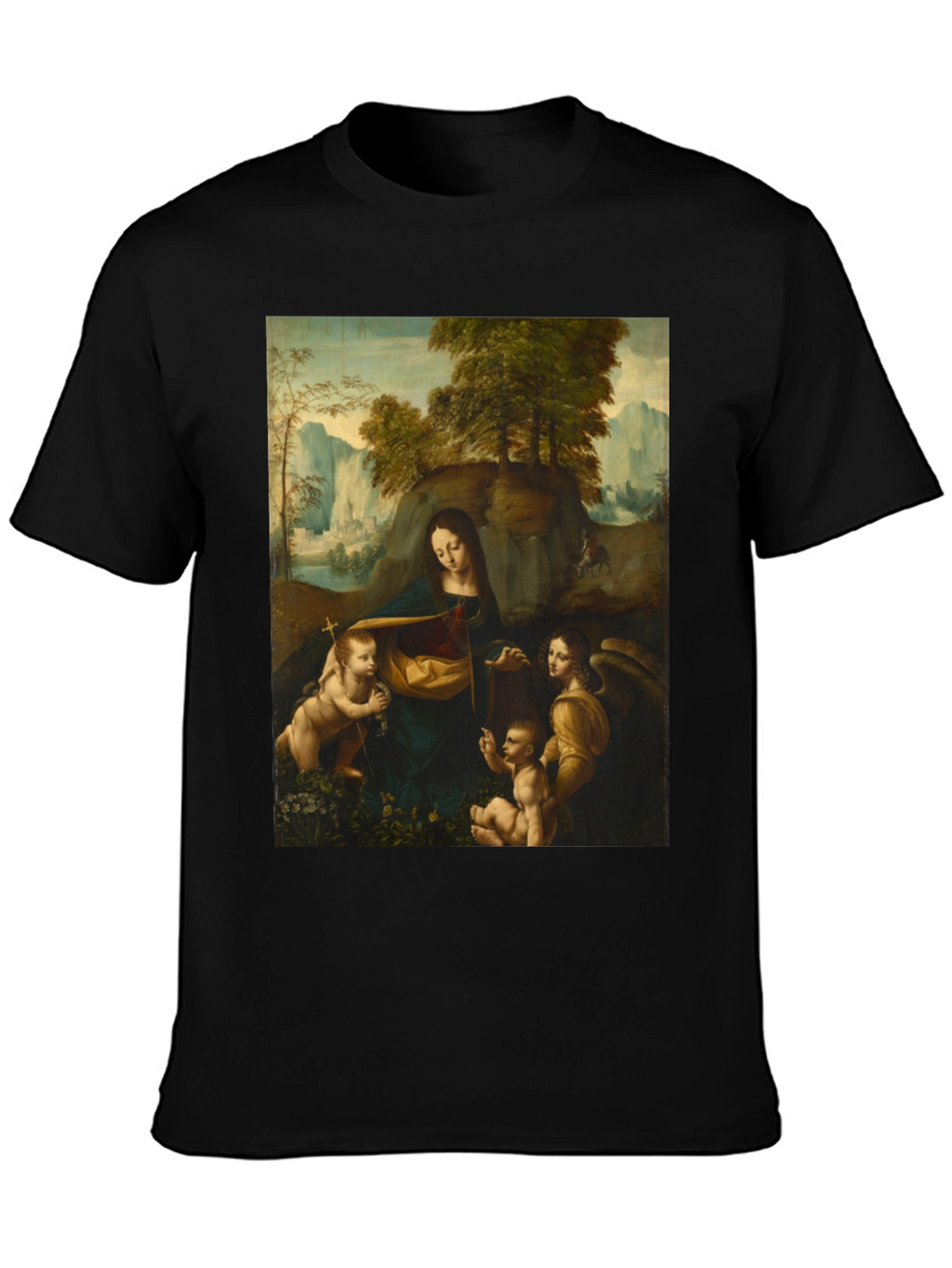 Madonna of the Rocks T-Shirt - Classic Art Tee