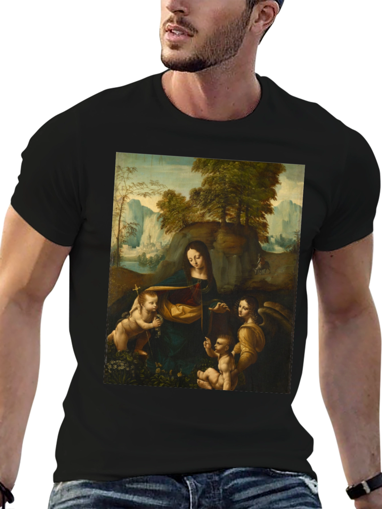 Madonna of the Rocks T-Shirt - Classic Art Tee