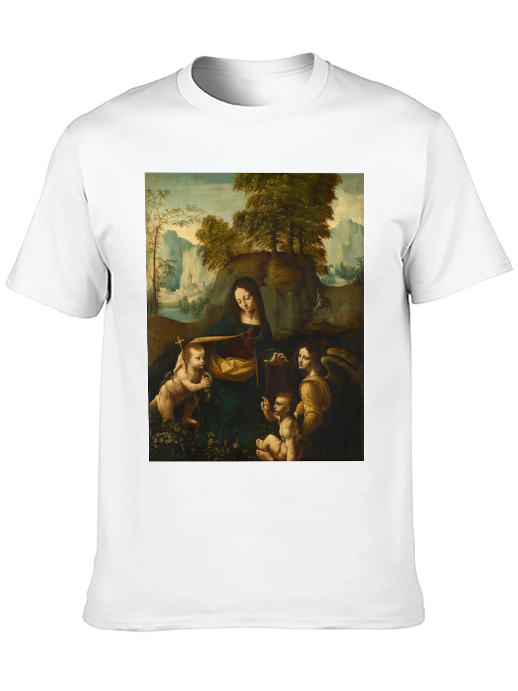 Madonna of the Rocks T-Shirt - Classic Art Tee