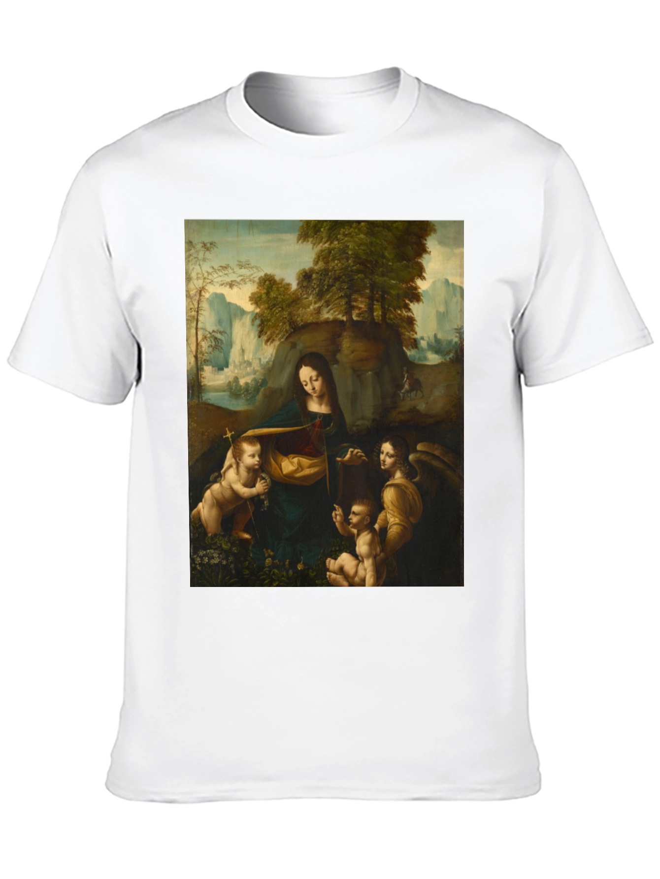 Madonna of the Rocks T-Shirt - Classic Art Tee