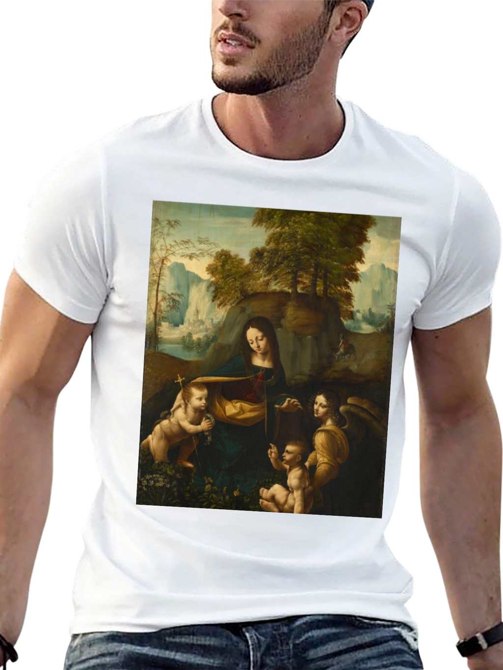 Madonna of the Rocks T-Shirt - Classic Art Tee