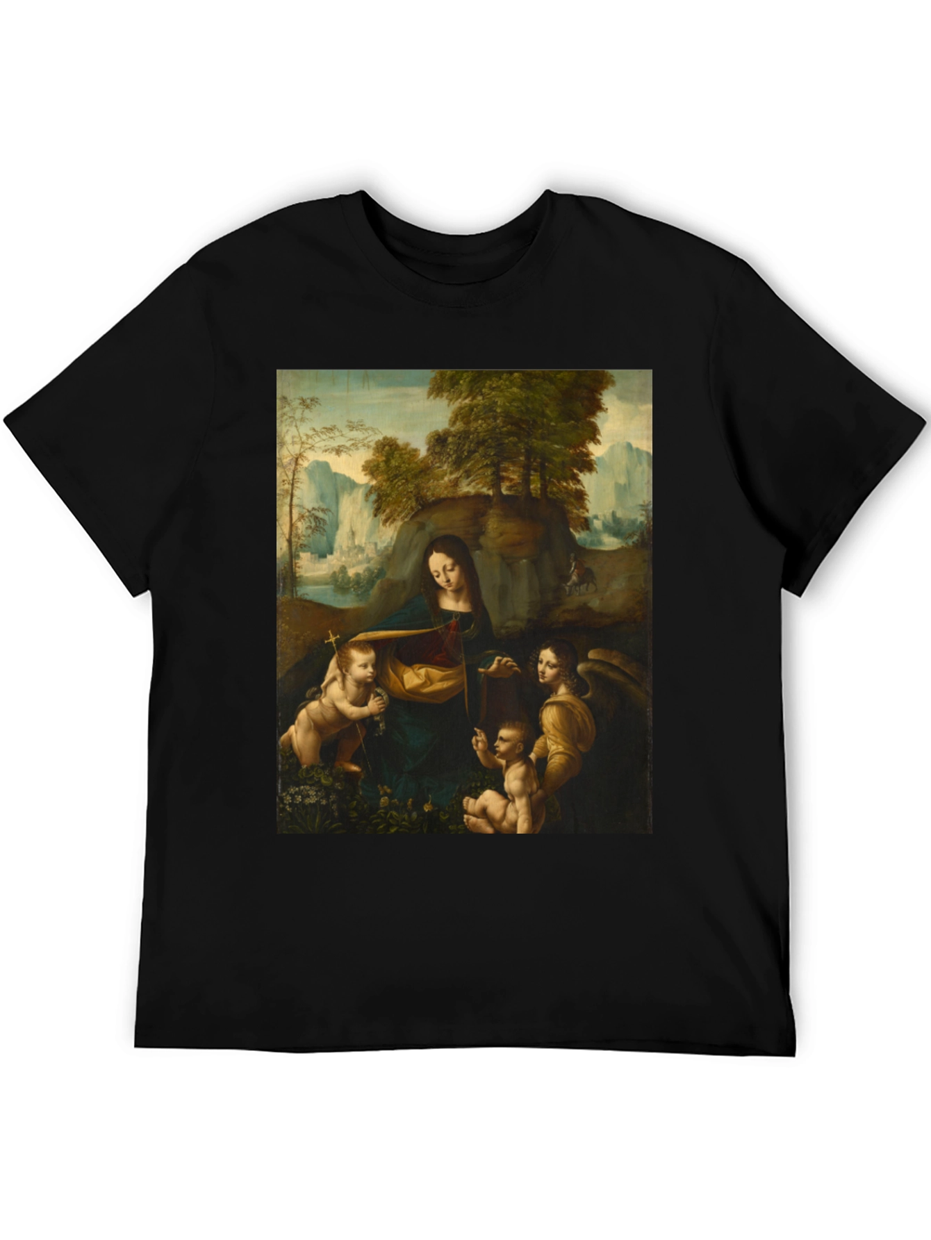 Madonna of the Rocks T-Shirt - Classic Art Tee