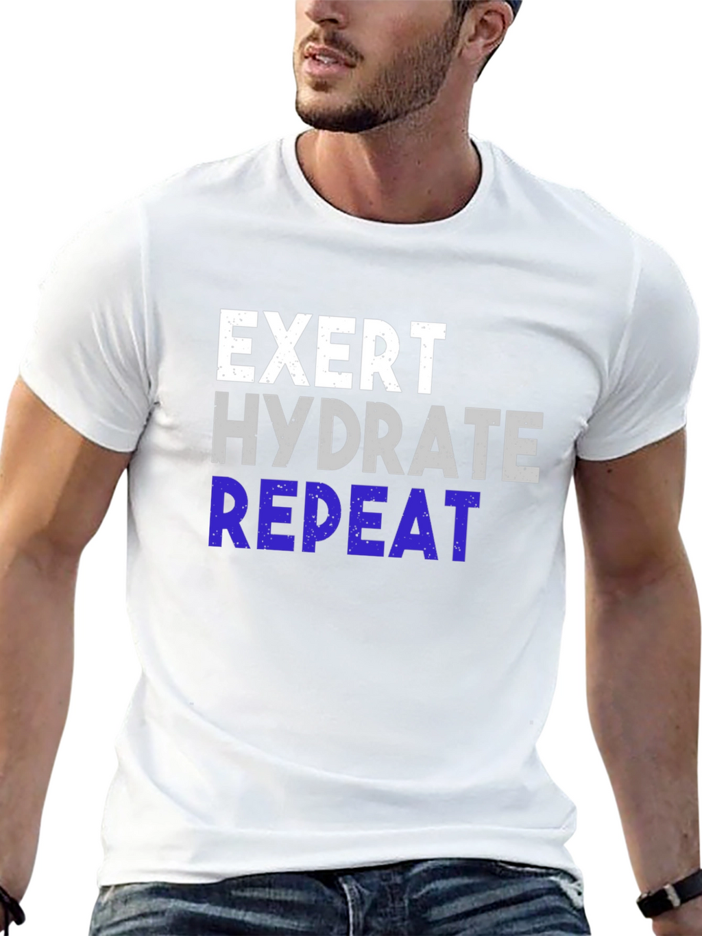 Exert Hydrate Repeat Graphic Tee