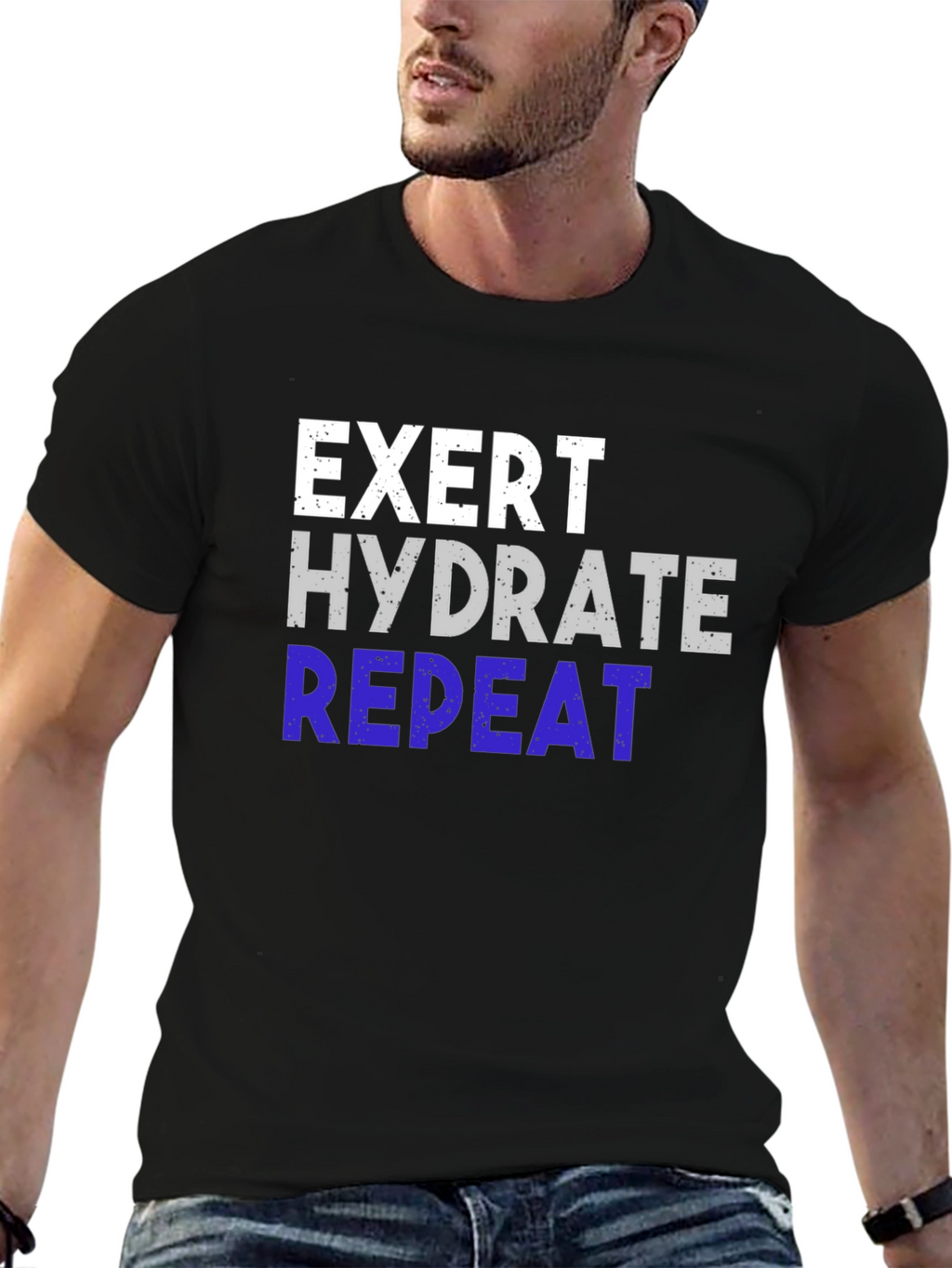Exert Hydrate Repeat Graphic Tee
