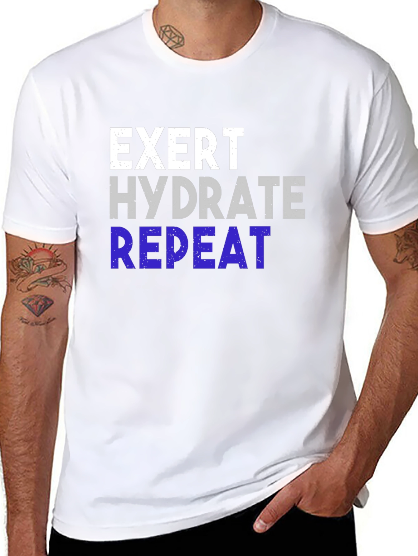 Exert Hydrate Repeat Graphic Tee