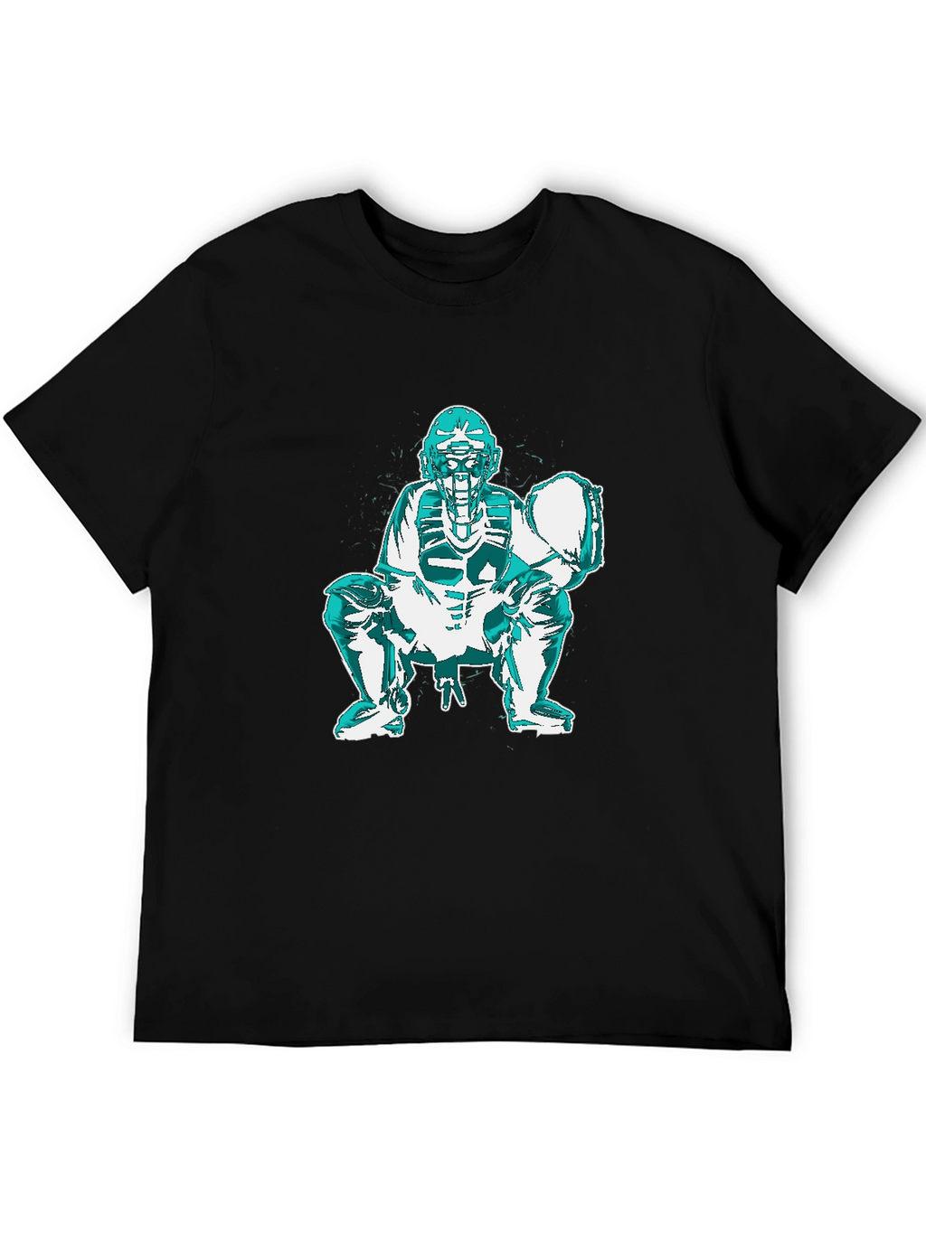 Baseball Catcher Graphic T-Shirt