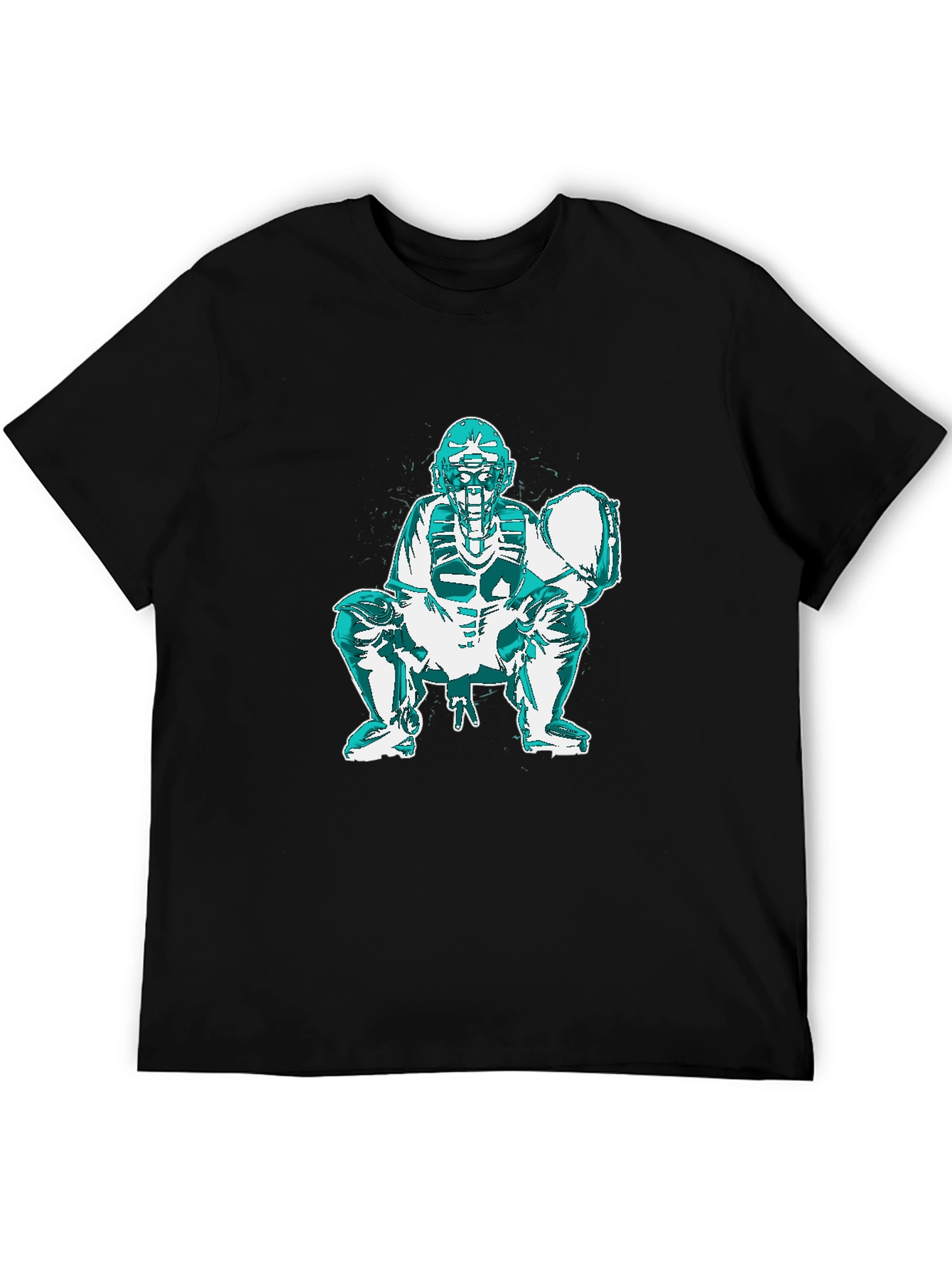 Baseball Catcher Graphic T-Shirt