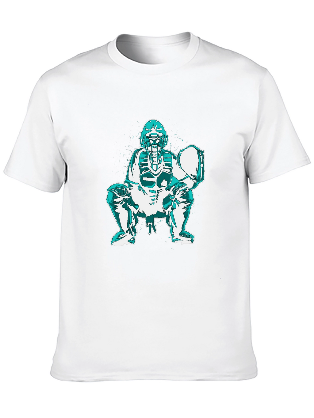 Baseball Catcher Graphic T-Shirt