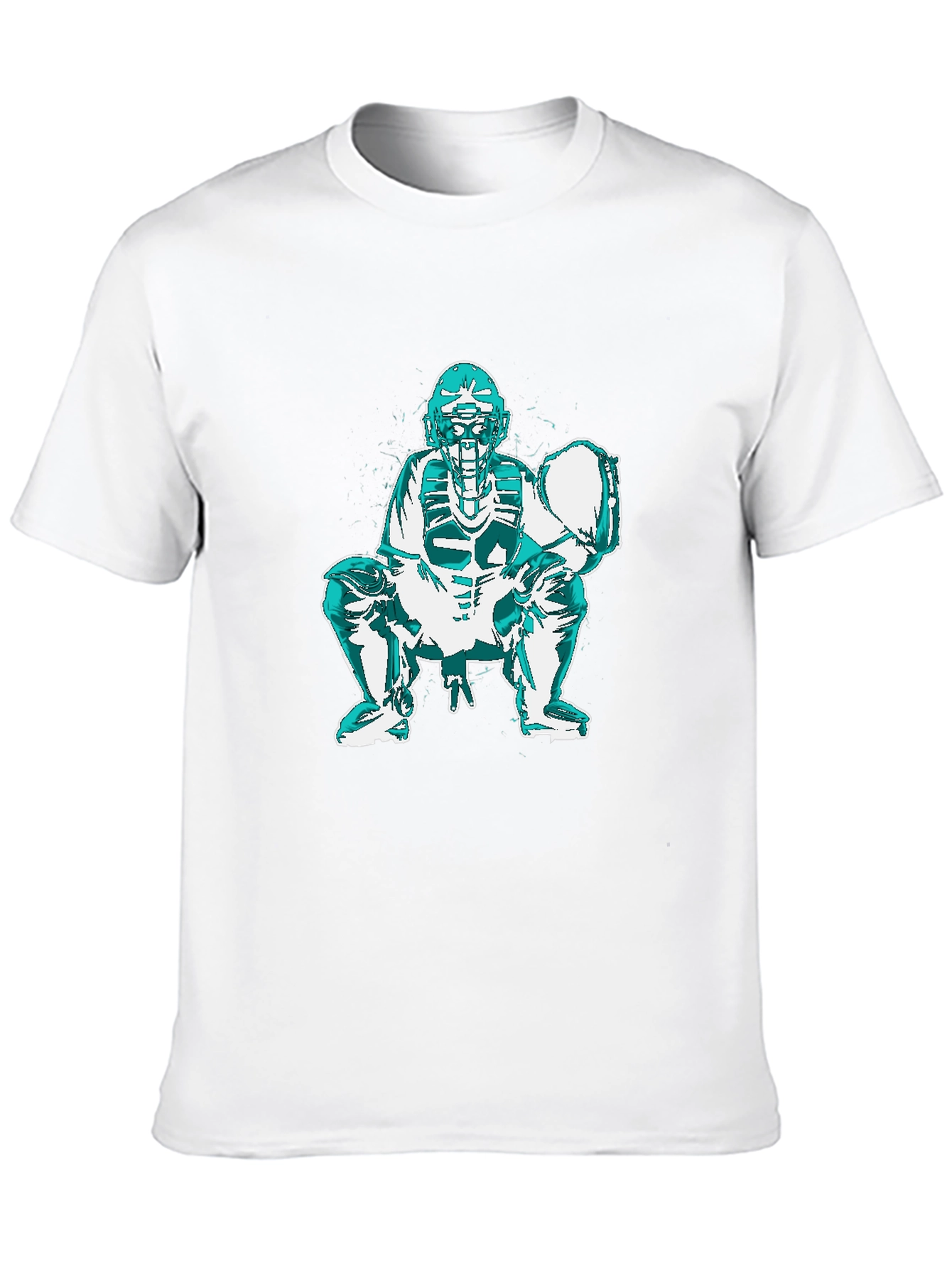 Baseball Catcher Graphic T-Shirt