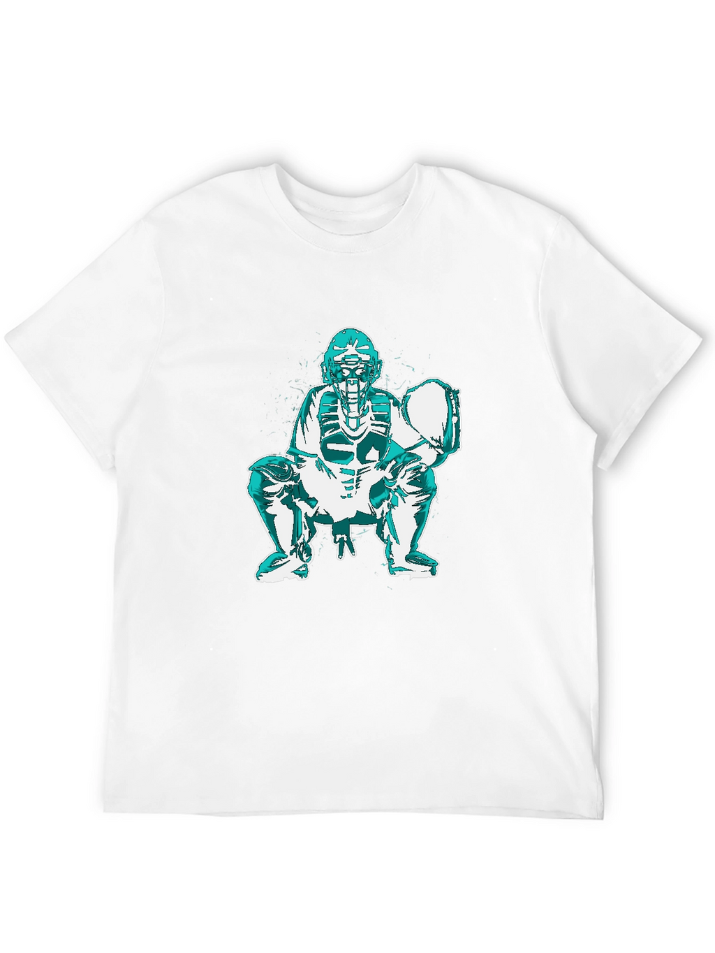 Baseball Catcher Graphic T-Shirt