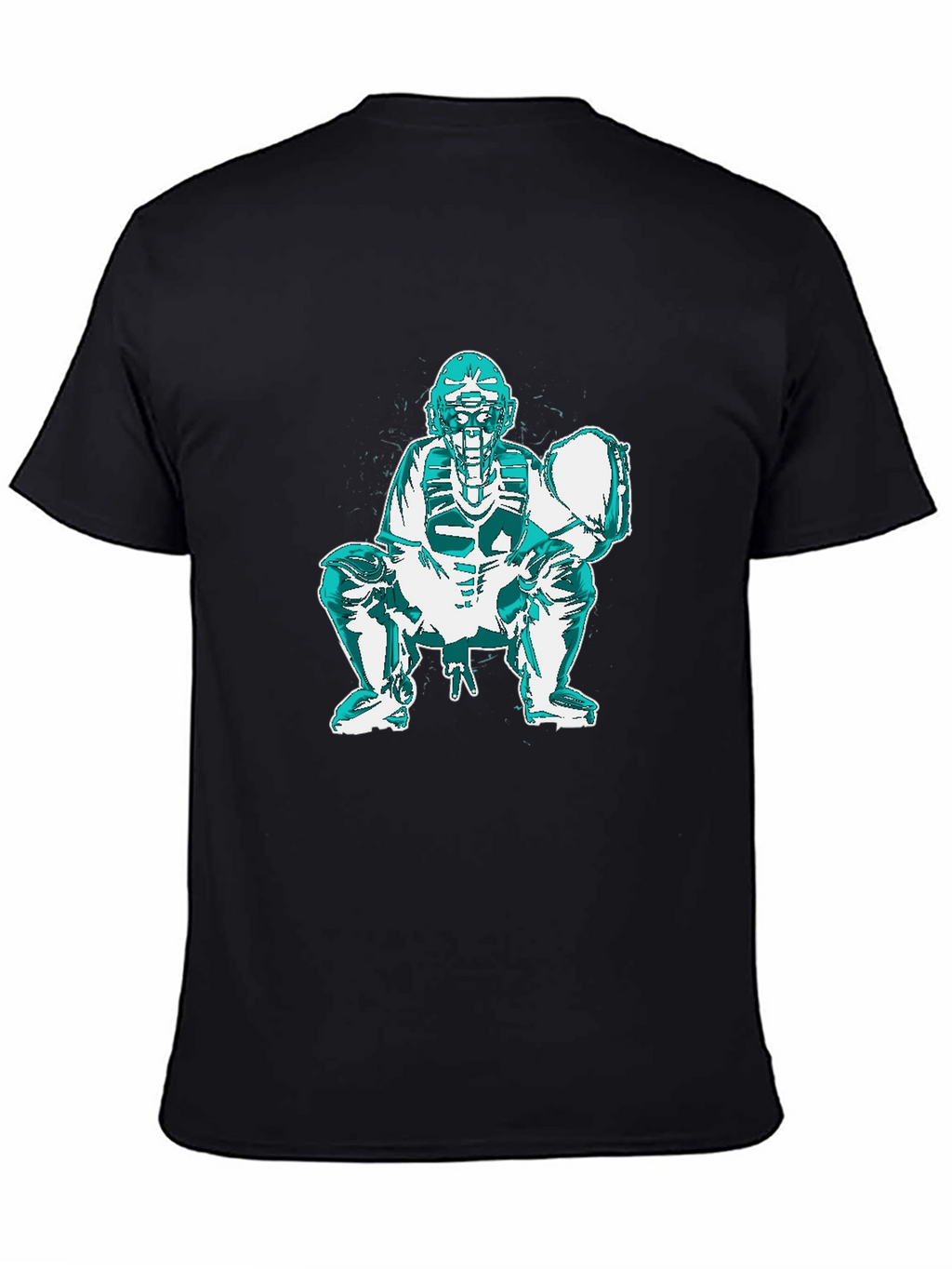 Baseball Catcher Graphic T-Shirt