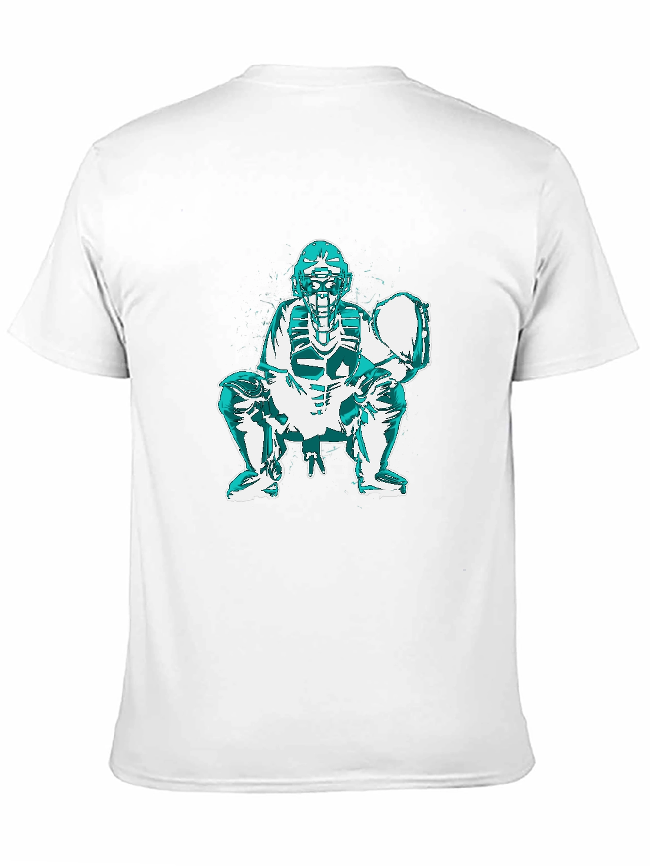 Baseball Catcher Graphic T-Shirt