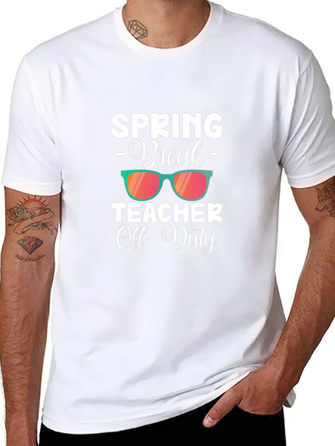 Spring Break Teacher Off-Duty Graphic Tee