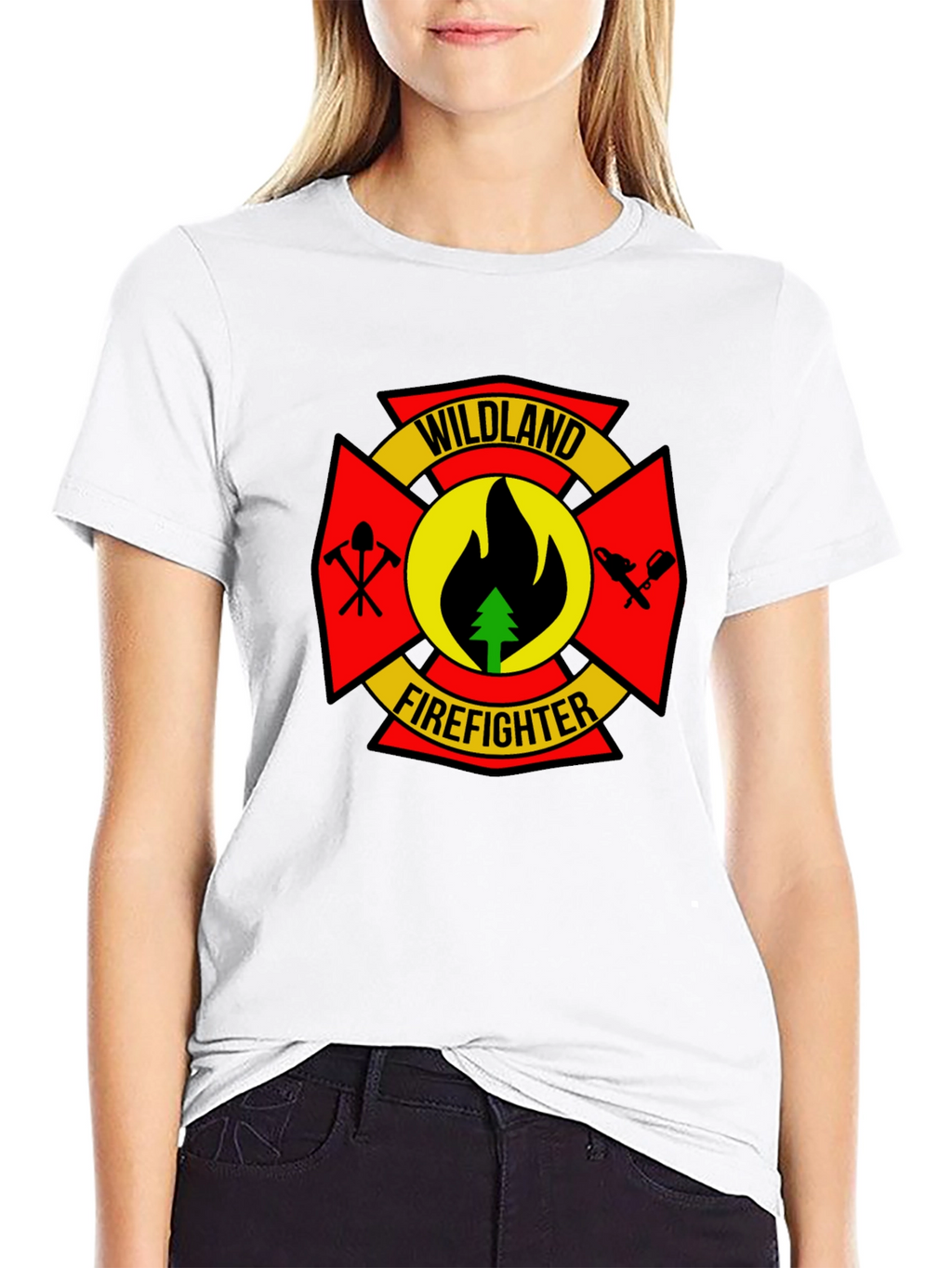 Wildland Firefighter T-Shirt - Black