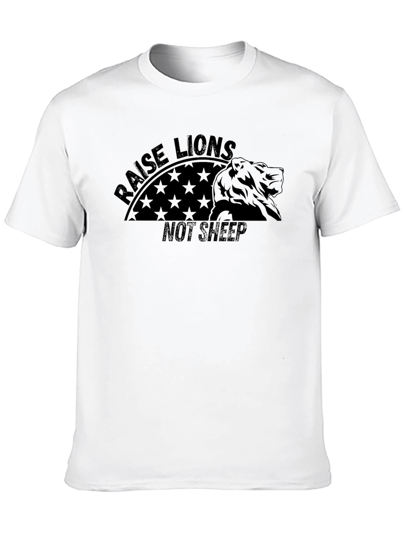 Raise Lions Not Sheep Graphic T-Shirt