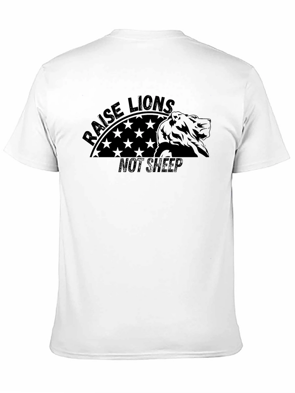 Raise Lions Not Sheep Graphic T-Shirt