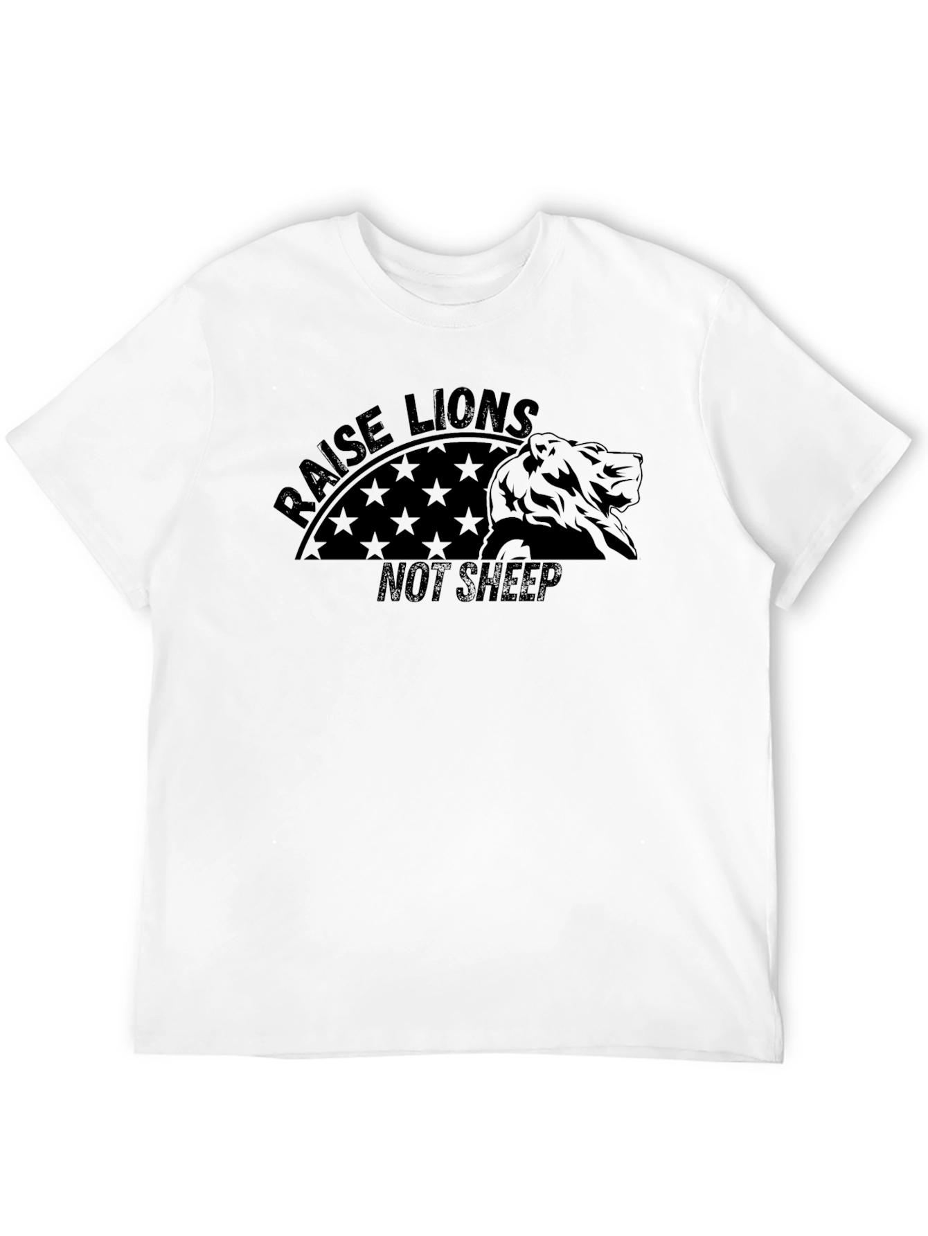 Raise Lions Not Sheep Graphic T-Shirt