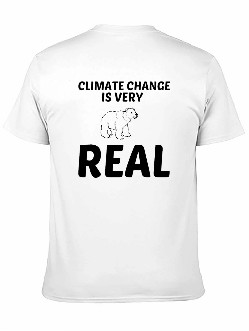 Climate Change Bear Graphic T-Shirt