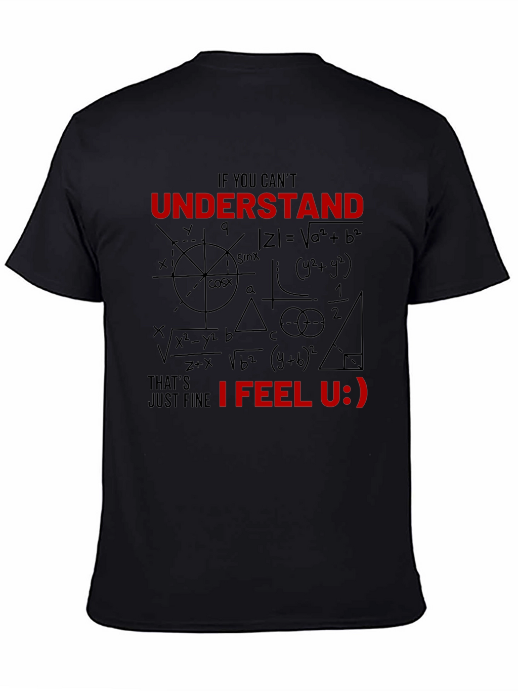 Math Humor Graphic T-Shirt - Nerd Geek Equations