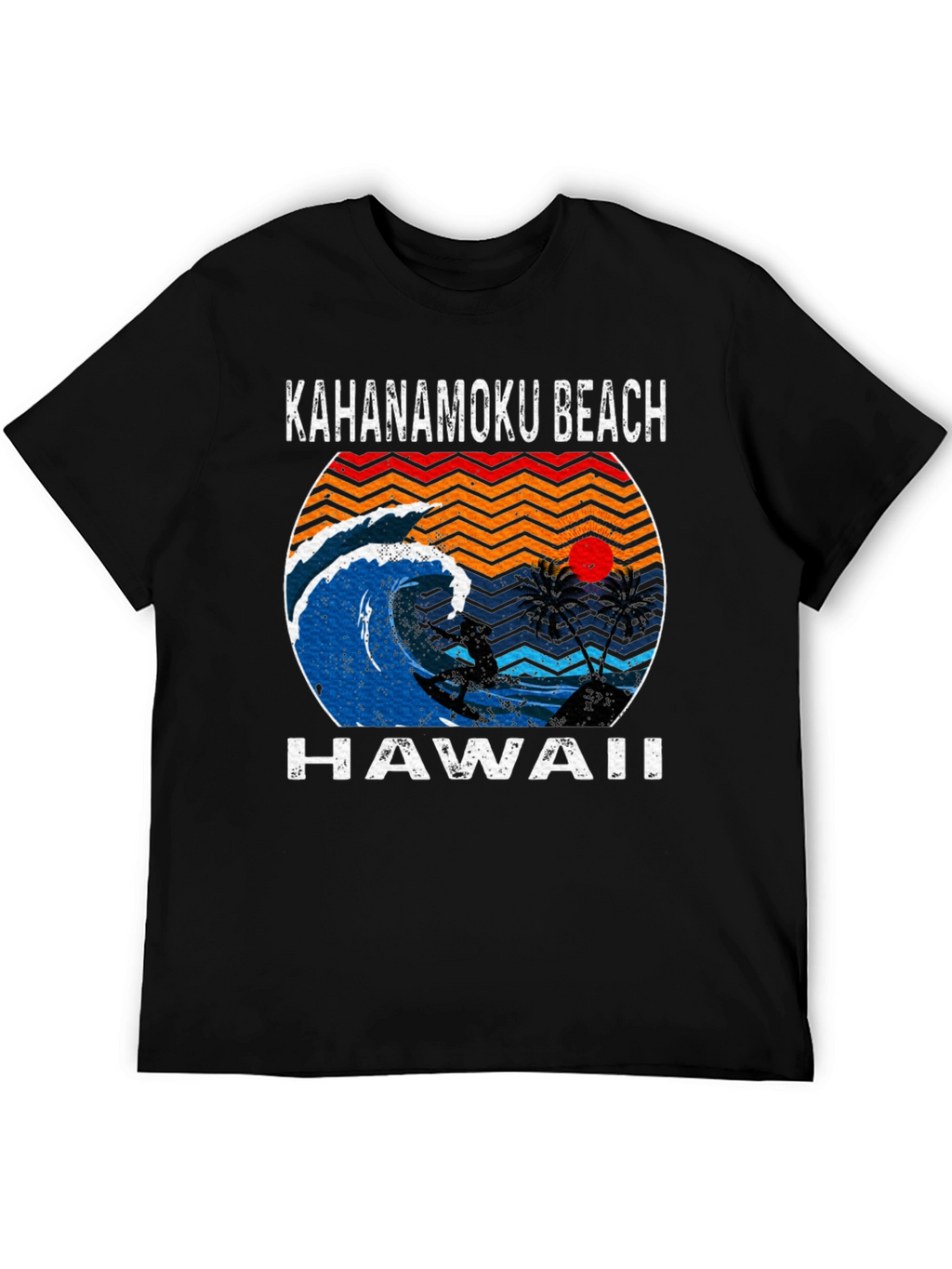 Kahanamoku Beach Hawaii Surfing T-Shirt