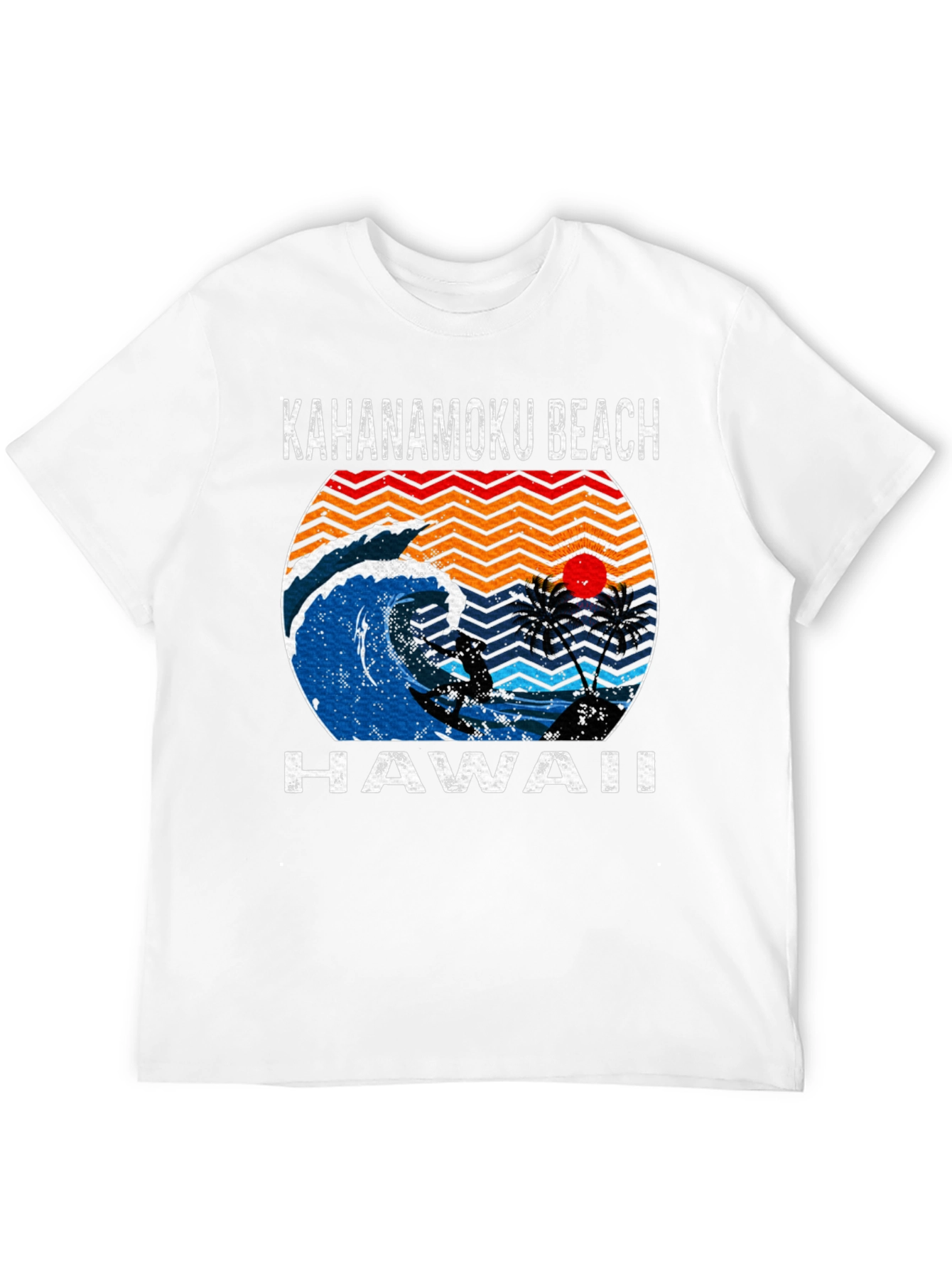 Kahanamoku Beach Hawaii Surfing T-Shirt