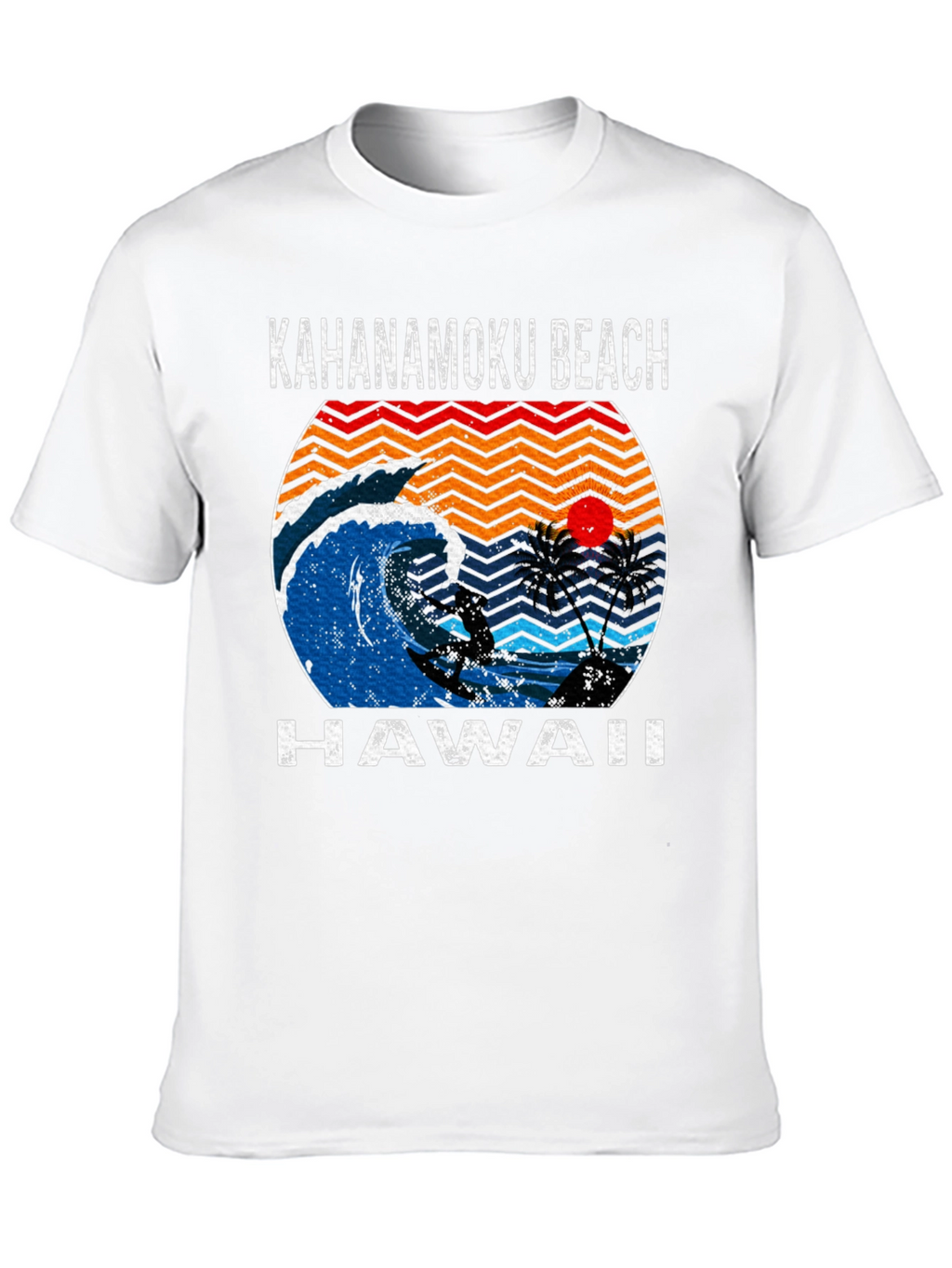 Kahanamoku Beach Hawaii Surfing T-Shirt