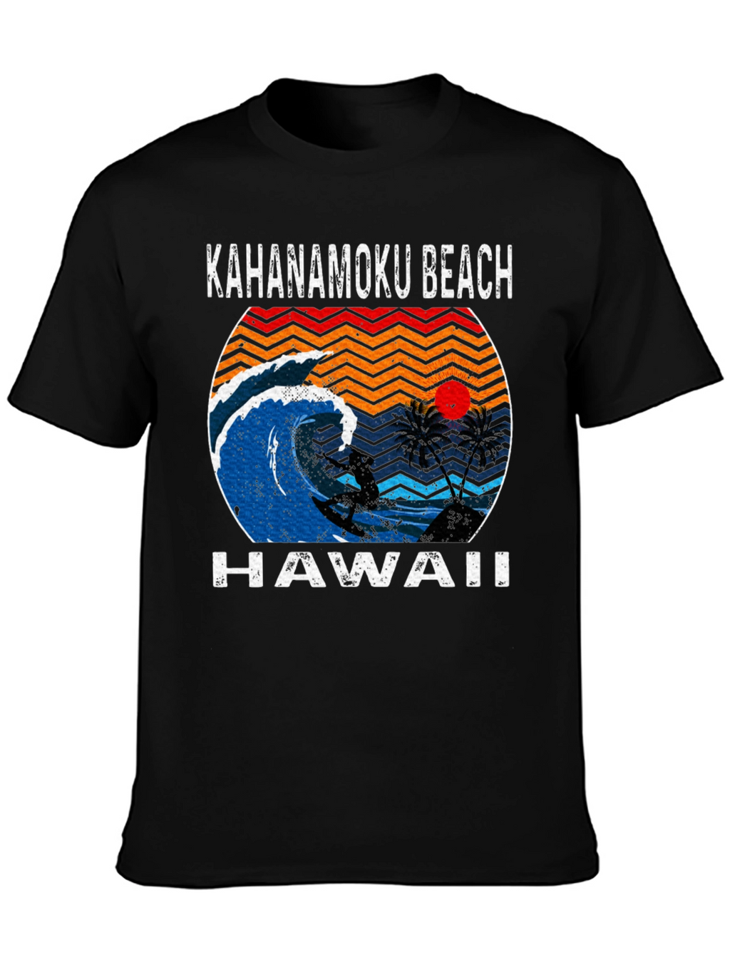 Kahanamoku Beach Hawaii Surfing T-Shirt