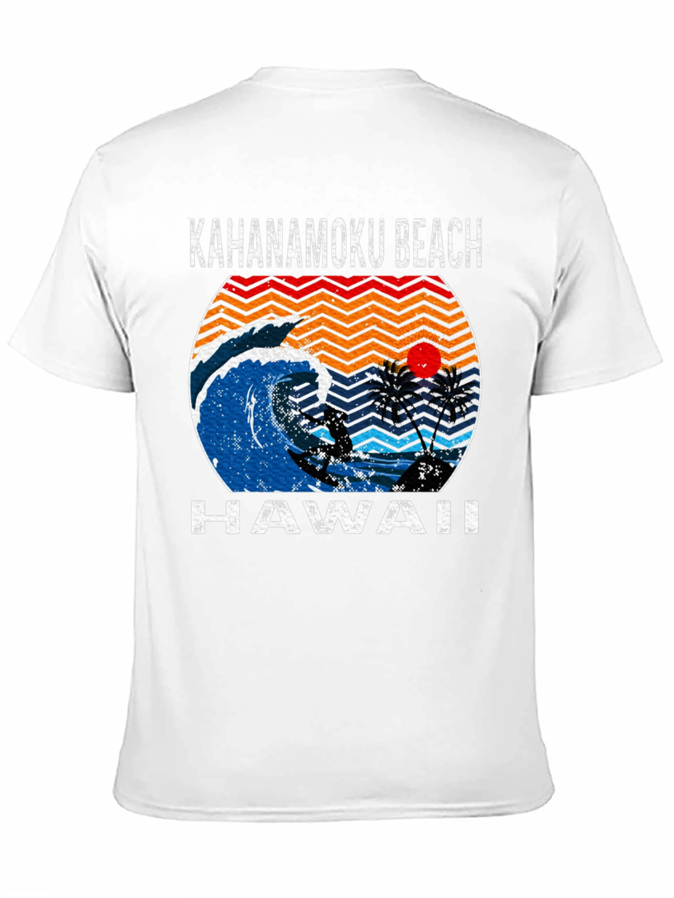 Kahanamoku Beach Hawaii Surfing T-Shirt