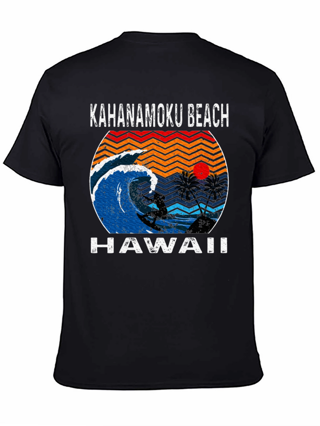 Kahanamoku Beach Hawaii Surfing T-Shirt