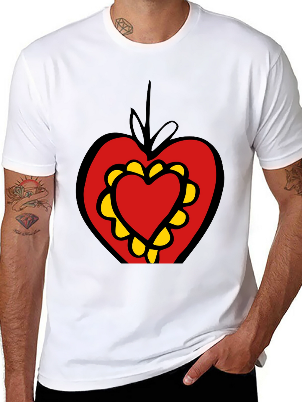 Heart Graphic Tee - Bold Style