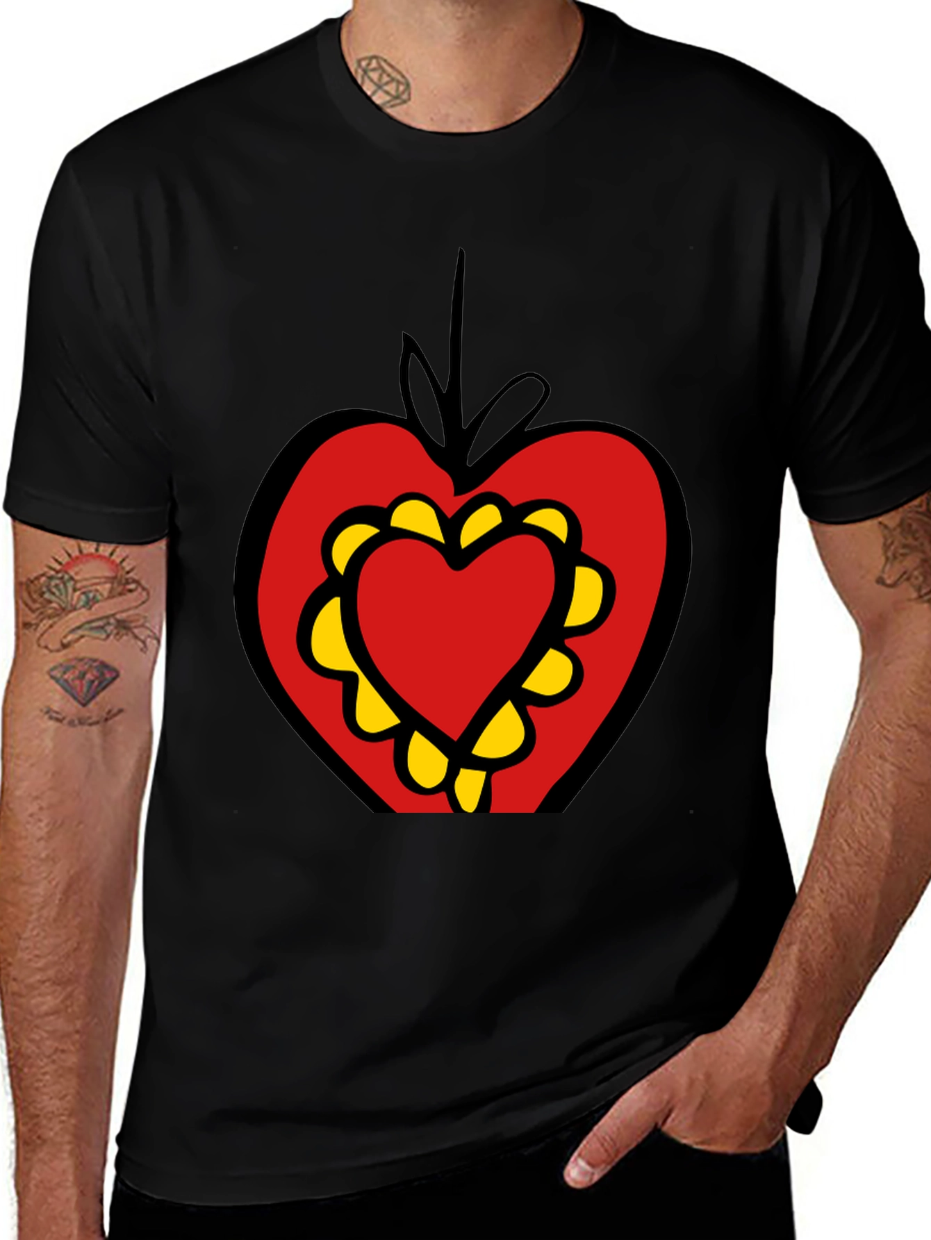 Heart Graphic Tee - Bold Style