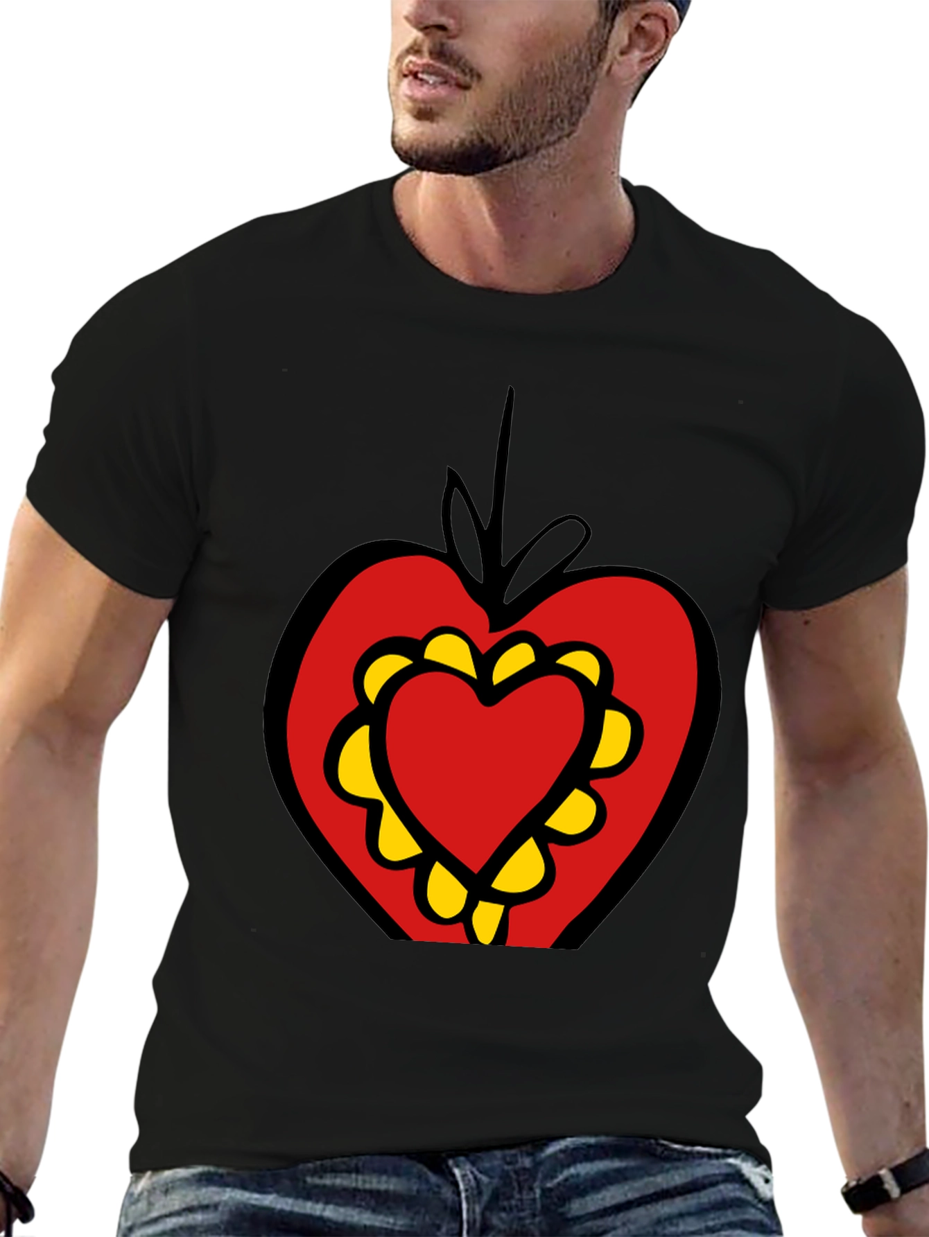 Heart Graphic Tee - Bold Style