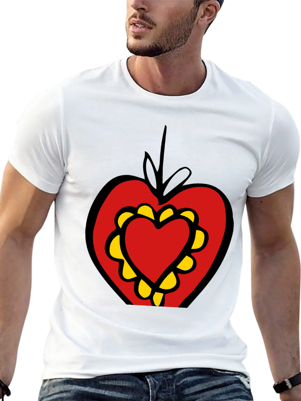 Heart Graphic Tee - Bold Style