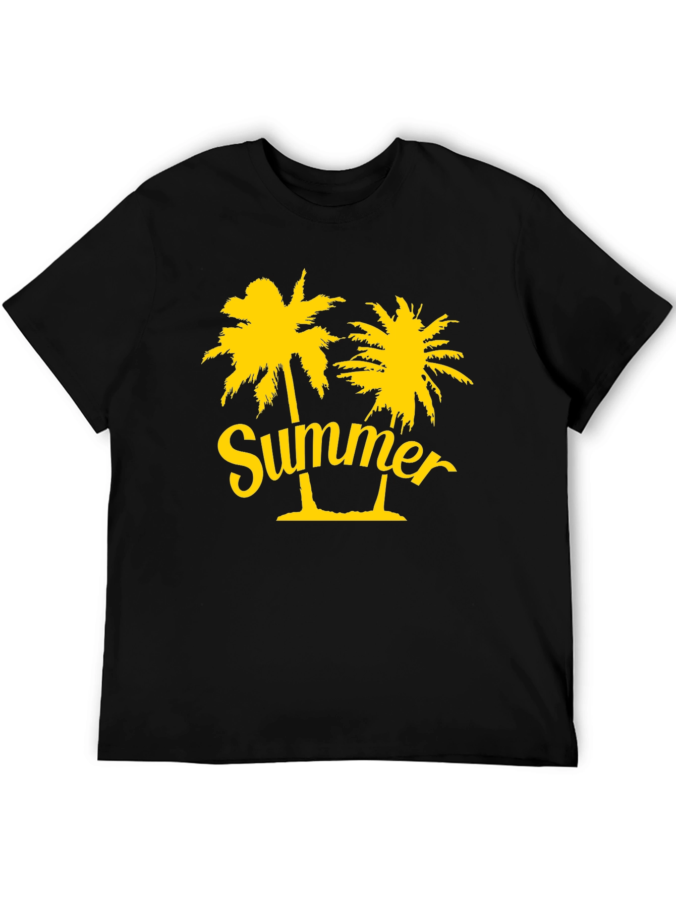 Summer Palm Tree Graphic T-Shirt