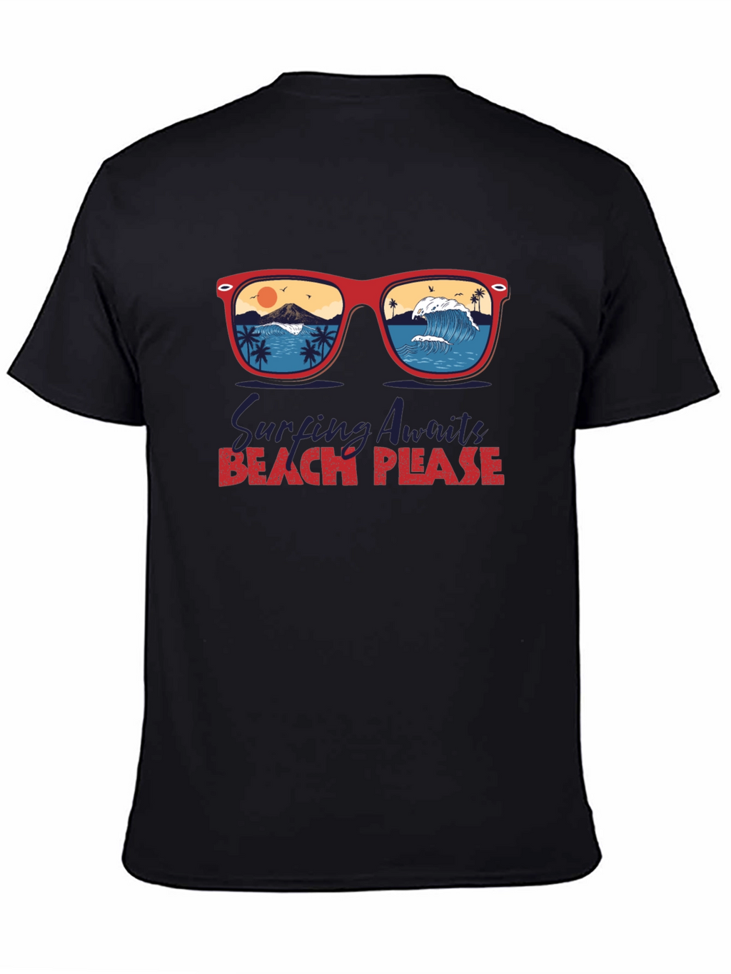 Beach Please T-Shirt Surfing Vacation