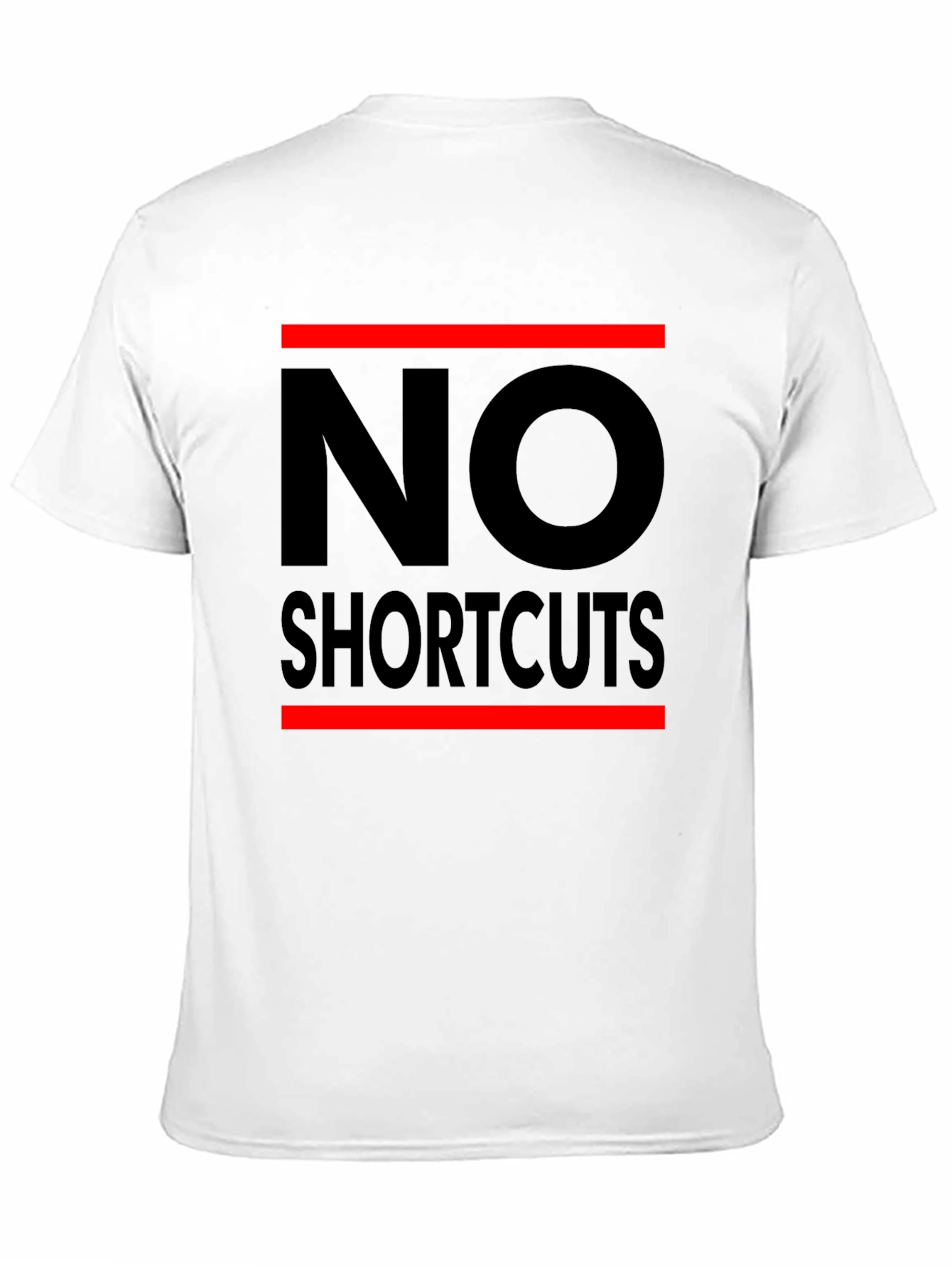 No Shortcuts Black Graphic T-Shirt