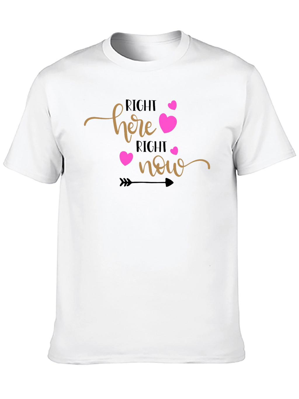 Right Here Right Now Graphic Tee - Black