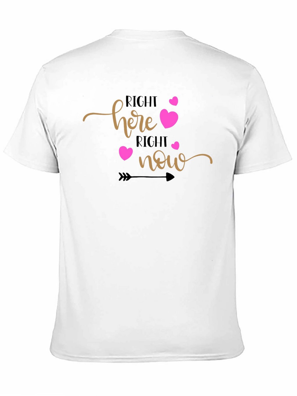 Right Here Right Now Graphic Tee - Black