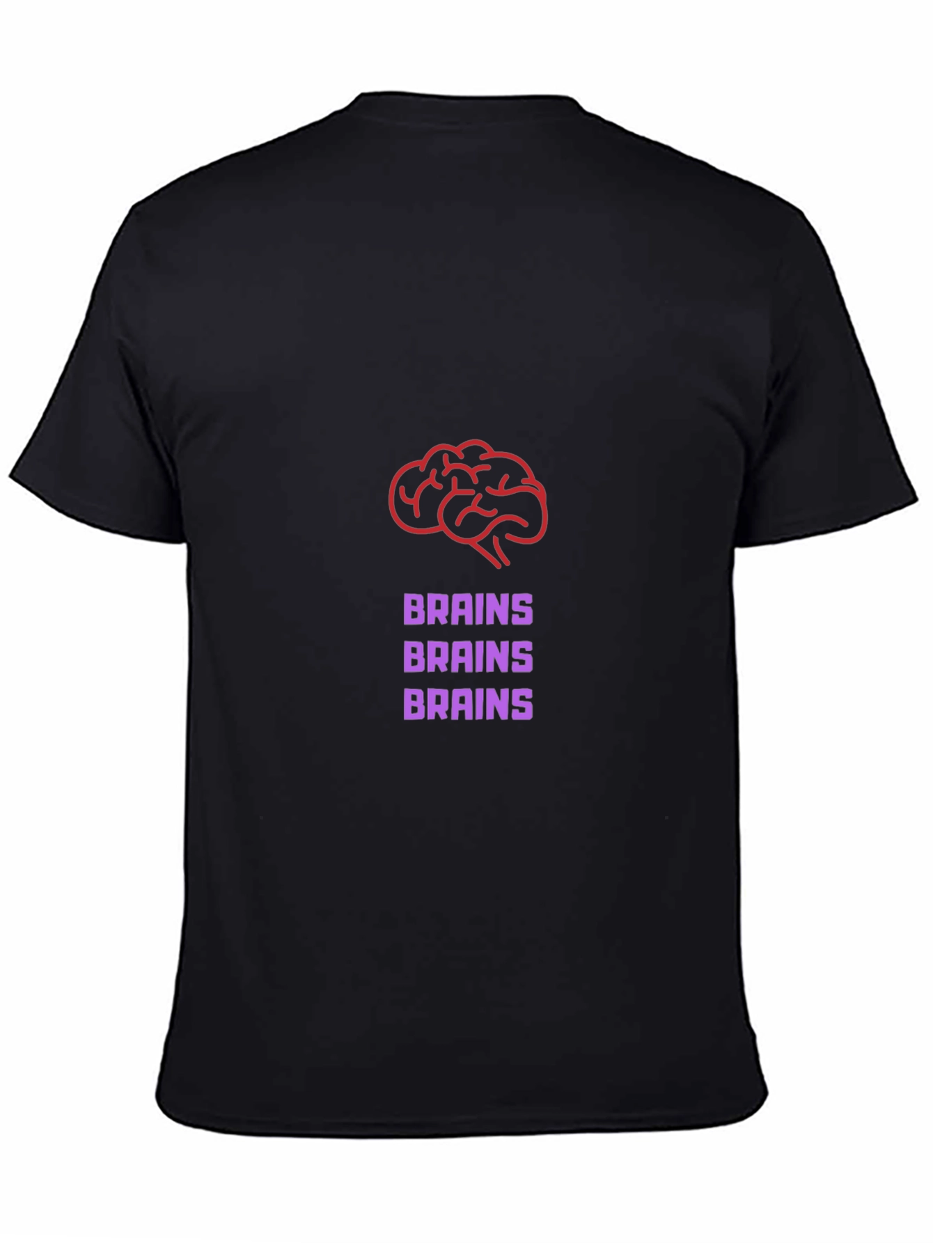 Brains Graphic Tee - Funny Zombie T-Shirt
