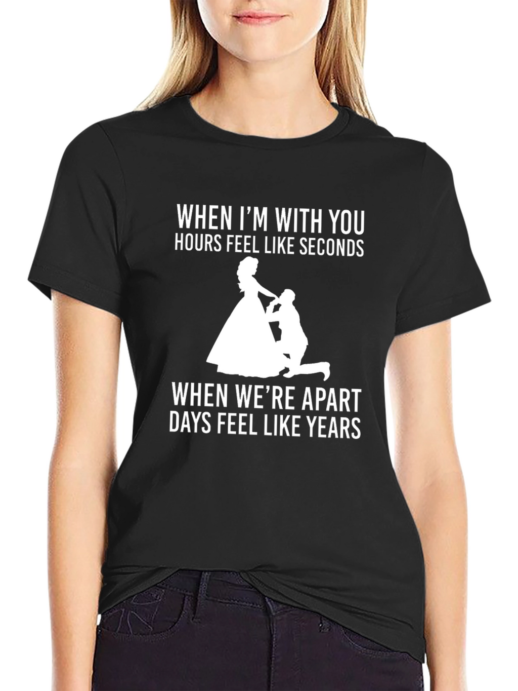 Romantic Couple T-Shirt - Time Flies When Together