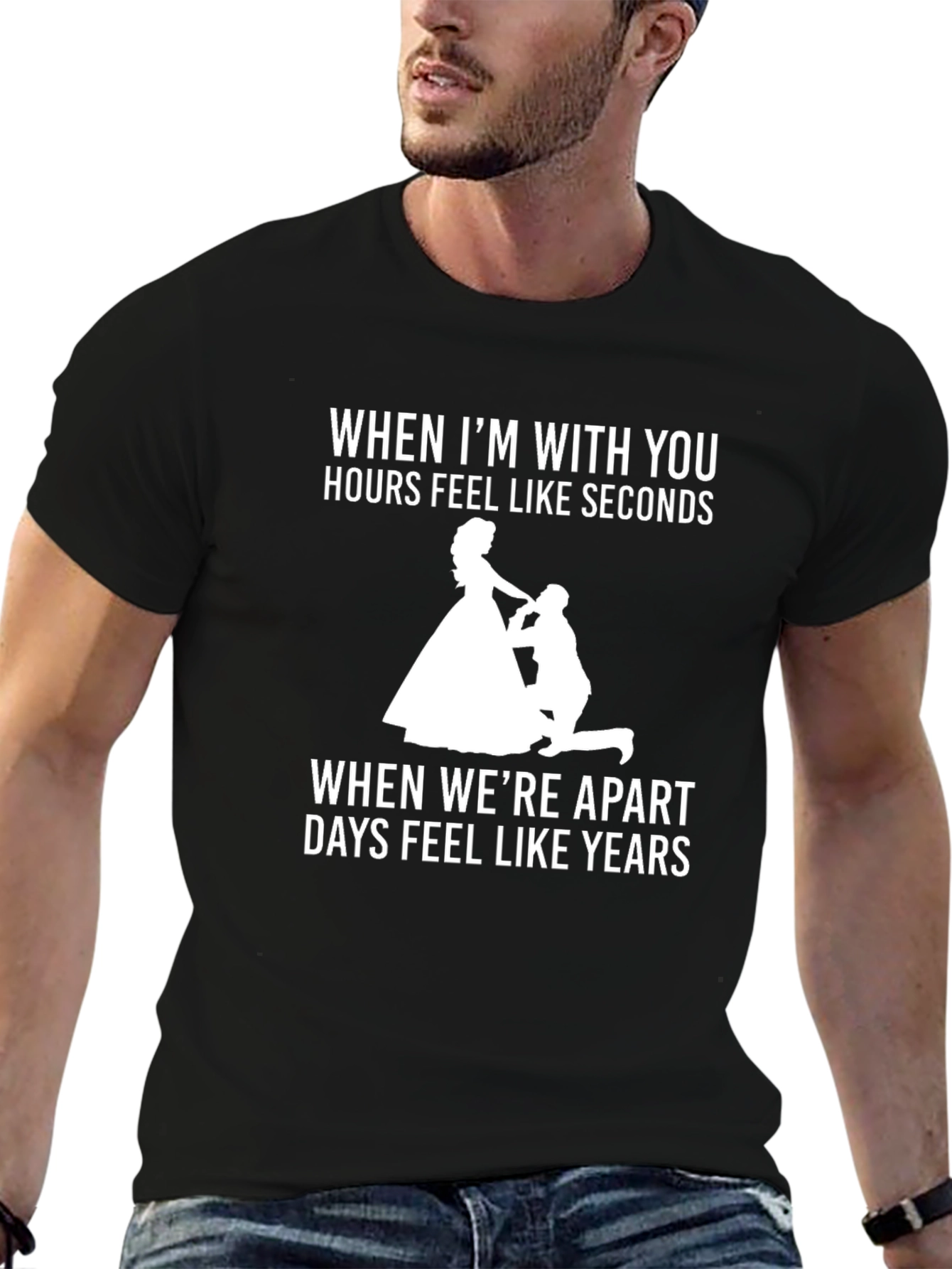 Romantic Couple T-Shirt - Time Flies When Together