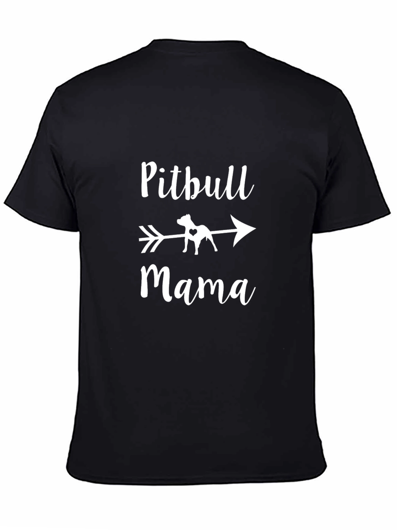 Pitbull Mama Graphic Tee - Black