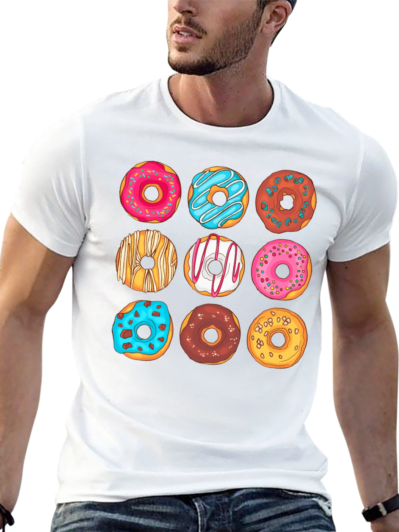 Donut Lover T-Shirt - Fun & Delicious Design