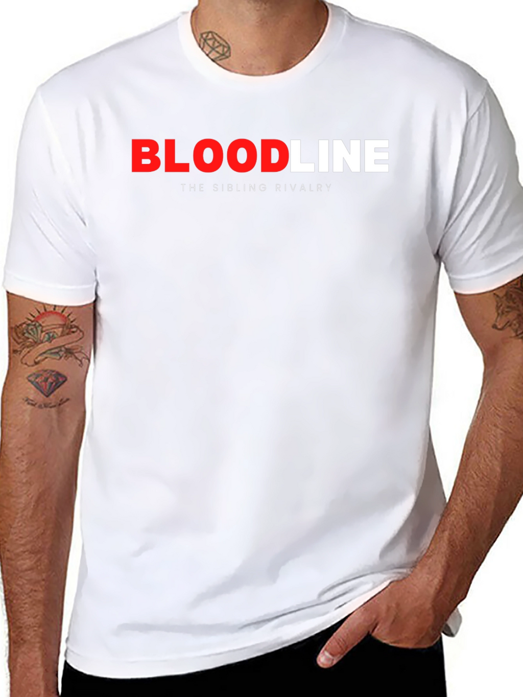 Bloodline Sibling Rivalry Black Graphic Tee