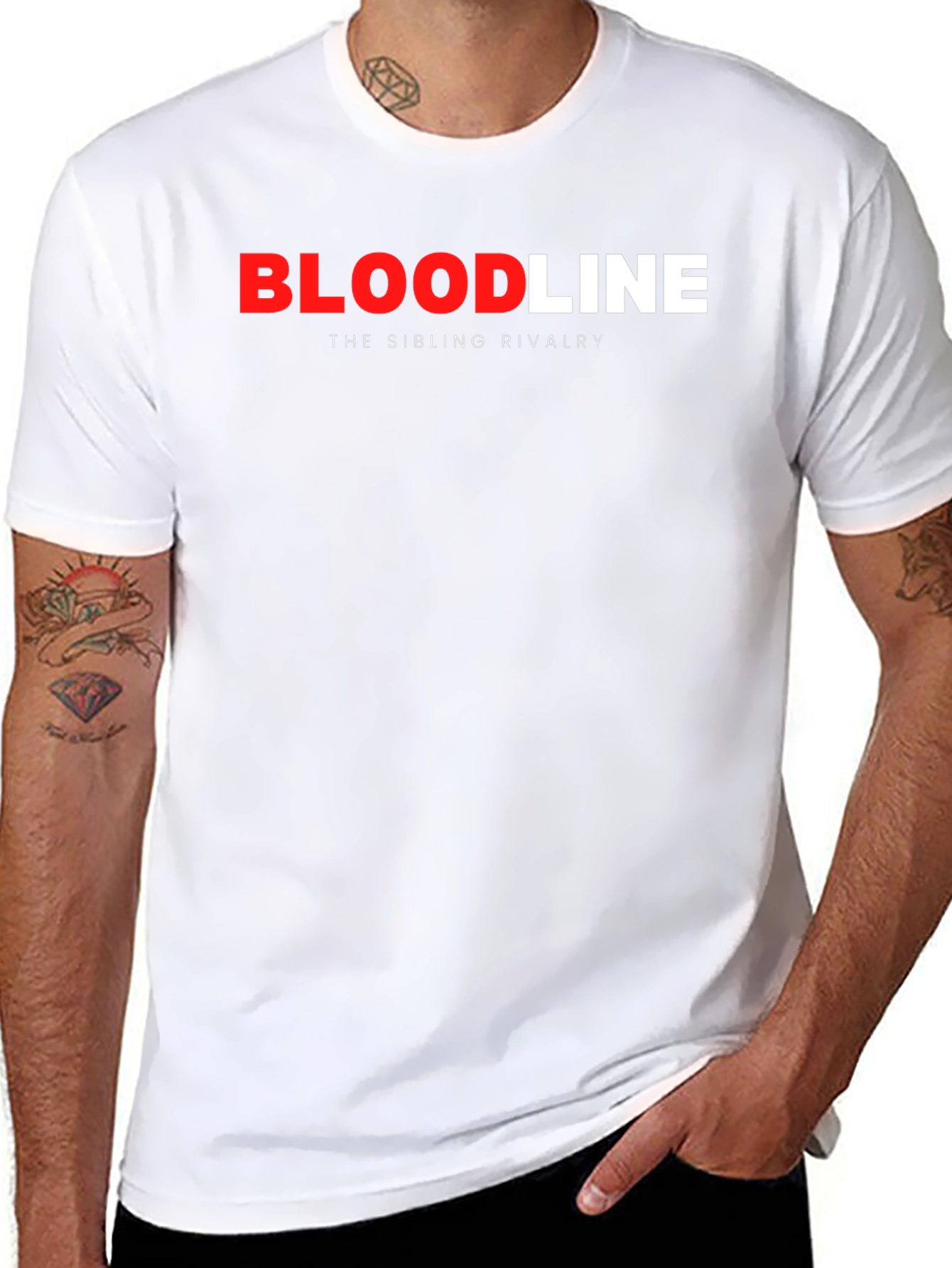 Bloodline Sibling Rivalry Black Graphic Tee